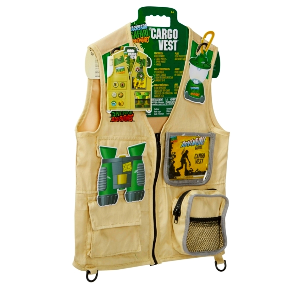 Backyard Safari Cargo Vest for kids outdoor activities